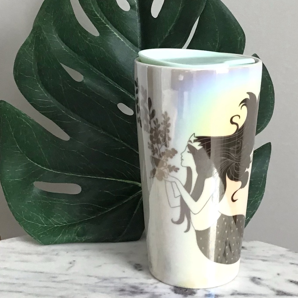 STARBUCKS Iridescent Mermaid Tumbler Rare New With Tag RARE